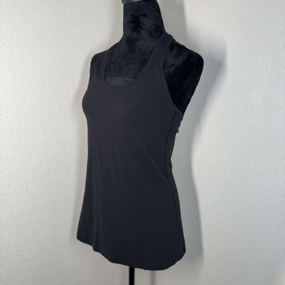 Lululemon Womens Black Racerback‎ Tank Top Medium - Picture 2 of 6